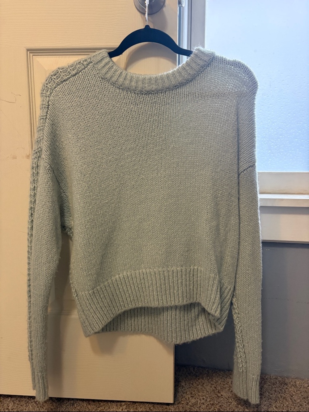 Abercrombie & Fitch Light Mint Crewneck Sweater